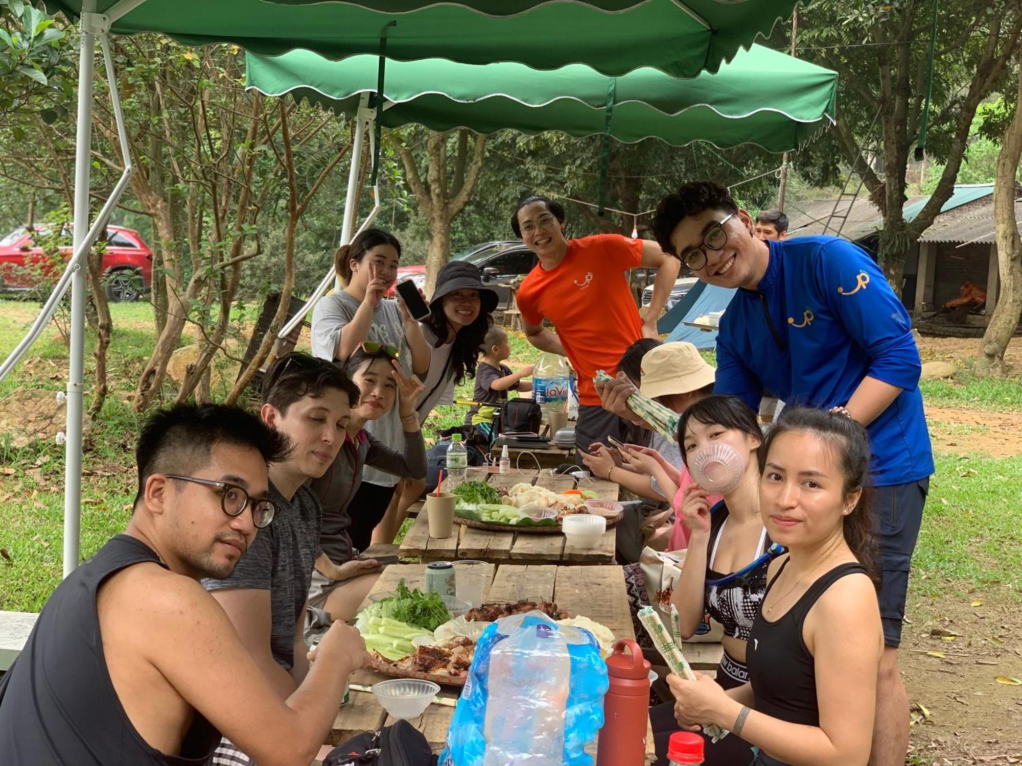 Chu Thien Homestay And Camping Hanoi Exteriör bild
